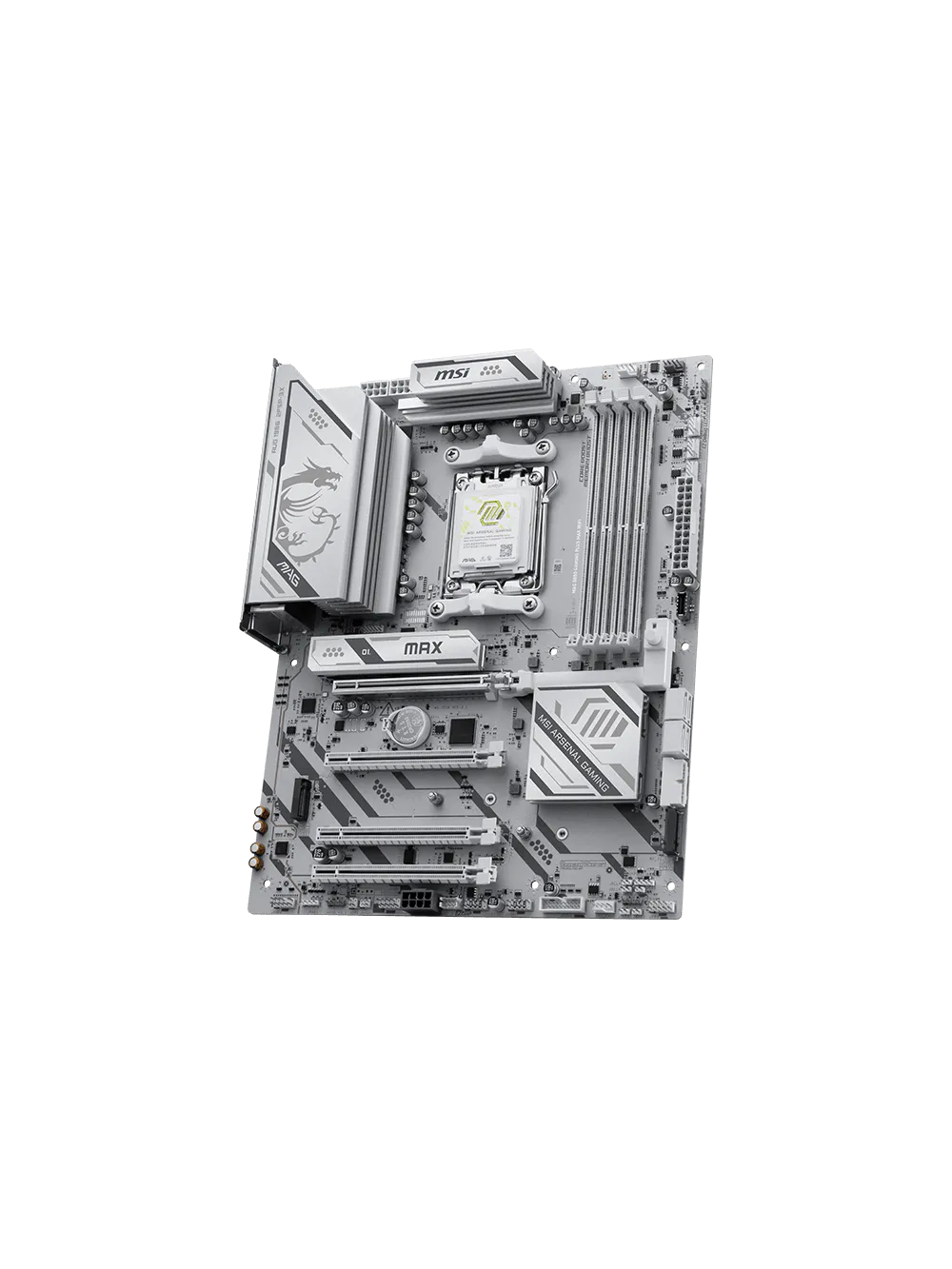 MSI MAG B850 GAMING PLUS MAX WIFI | Processor family AMD | Processor socket AM5 | DDR5 | Supported hard disk drive interfaces SATA, M.2 | Number of SATA connectors 4 1 MSI MAG B850 GAMING PLUS MAX WIFI | Processor family AMD | Processor socket AM5 | DDR5 | Supported hard disk drive interfaces SATA, M.2 | Number of SATA connectors 4 1
