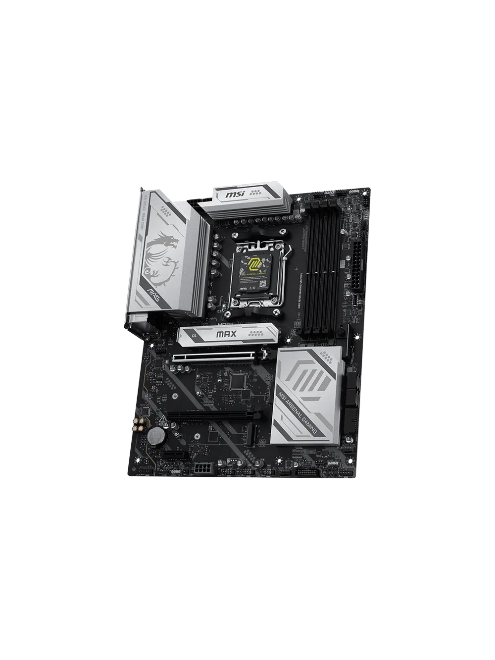MSI MAG X870E GAMING MAX WIFI | Processor family AMD | Processor socket AM5 | DDR5 | Supported hard disk drive interfaces SATA, M.2 | Number of SATA connectors 4 1