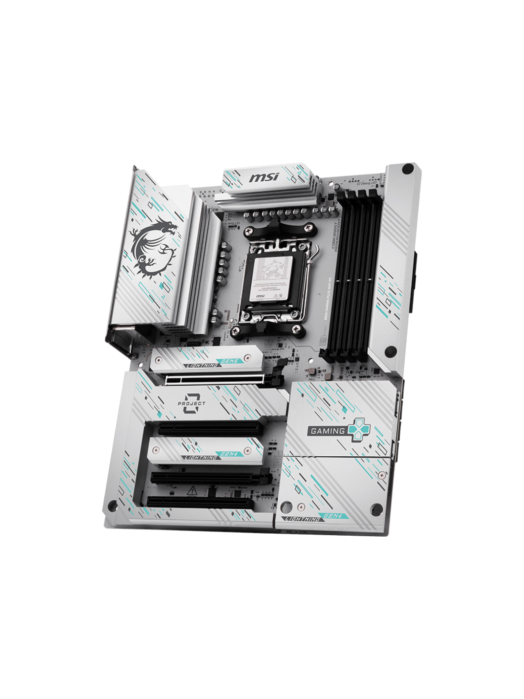 MSI B850 GAMING PLUS WIFI PZ | Processor family AMD B850 | Processor socket AM5 | DDR5 | Supported hard disk drive interfaces SATA, M.2 | Number of SATA connectors 4 2