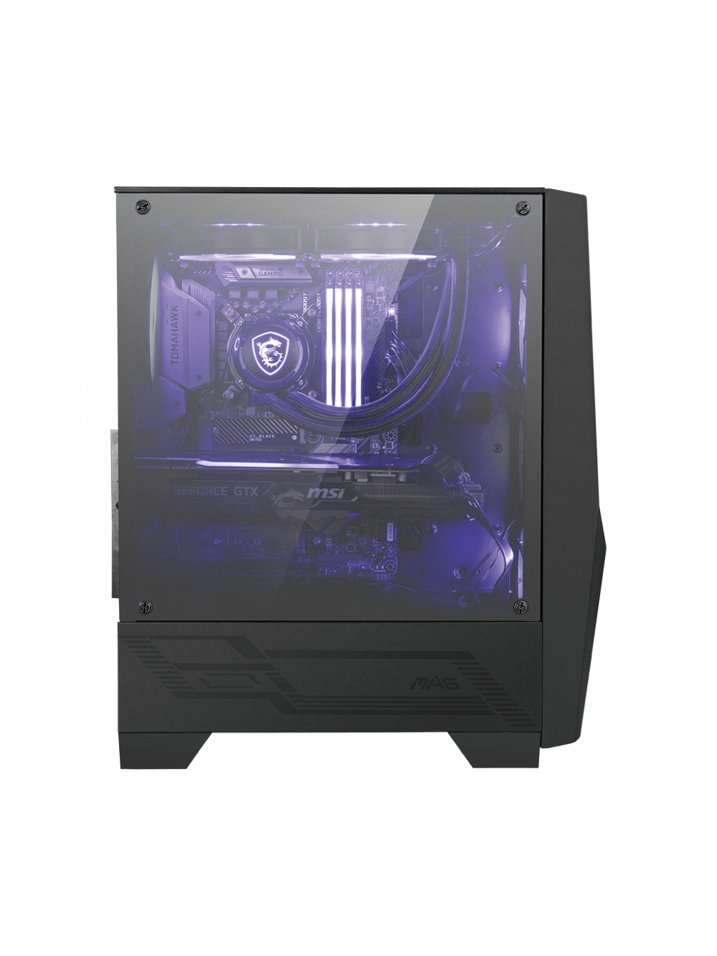 MSI MAG FORGE 100M PC Case, Mid-Tower, USB 3.2, Black | MSI | MAG FORGE 100M | Black | ATX 1 MSI MAG FORGE 100M PC Case, Mid-Tower, USB 3.2, Black | MSI | MAG FORGE 100M | Black | ATX 1
