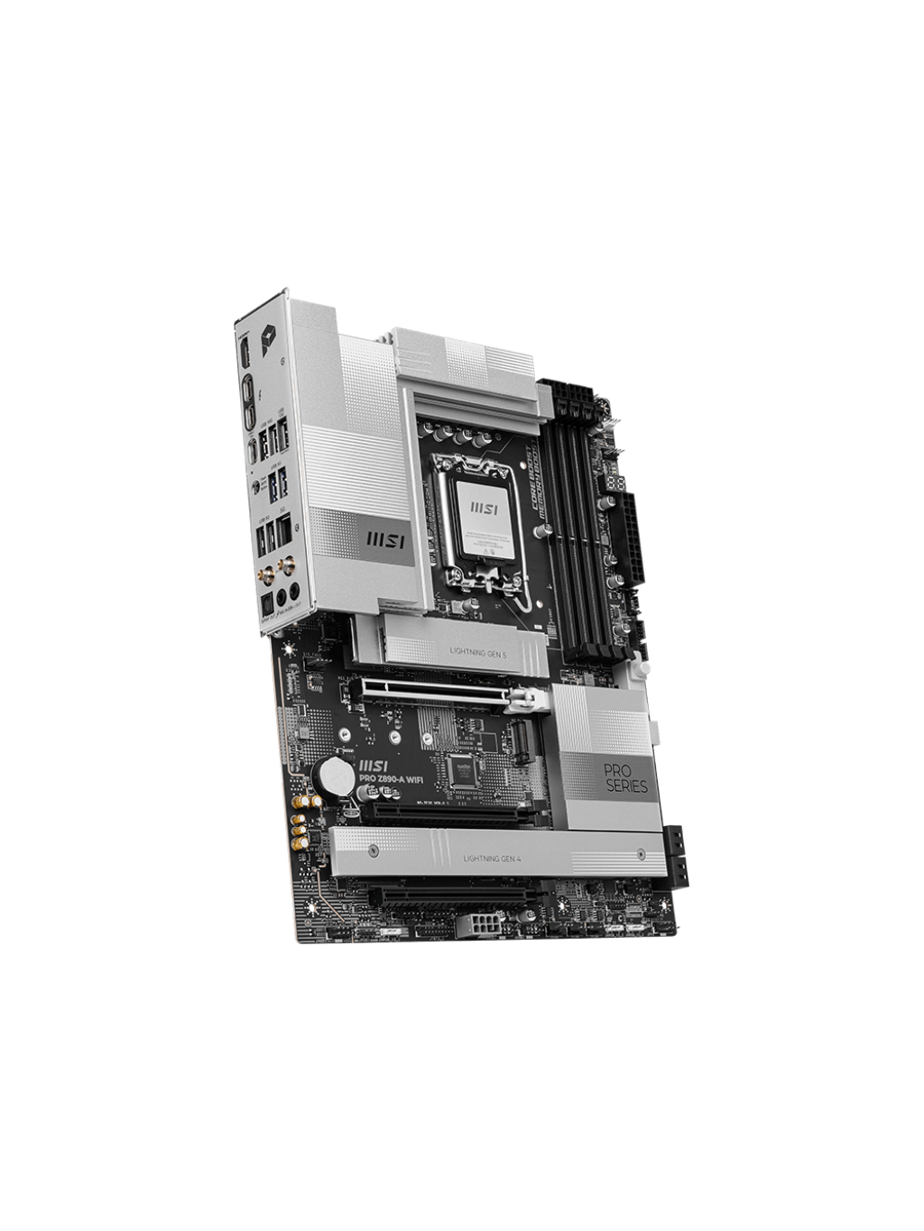 MSI PRO Z890-A WIFI | Processor family Intel | Processor socket LGA1851 | DDR5 UDIMM | Supported hard disk drive interfaces SATA, M.2 | Number of SATA connectors 4 3