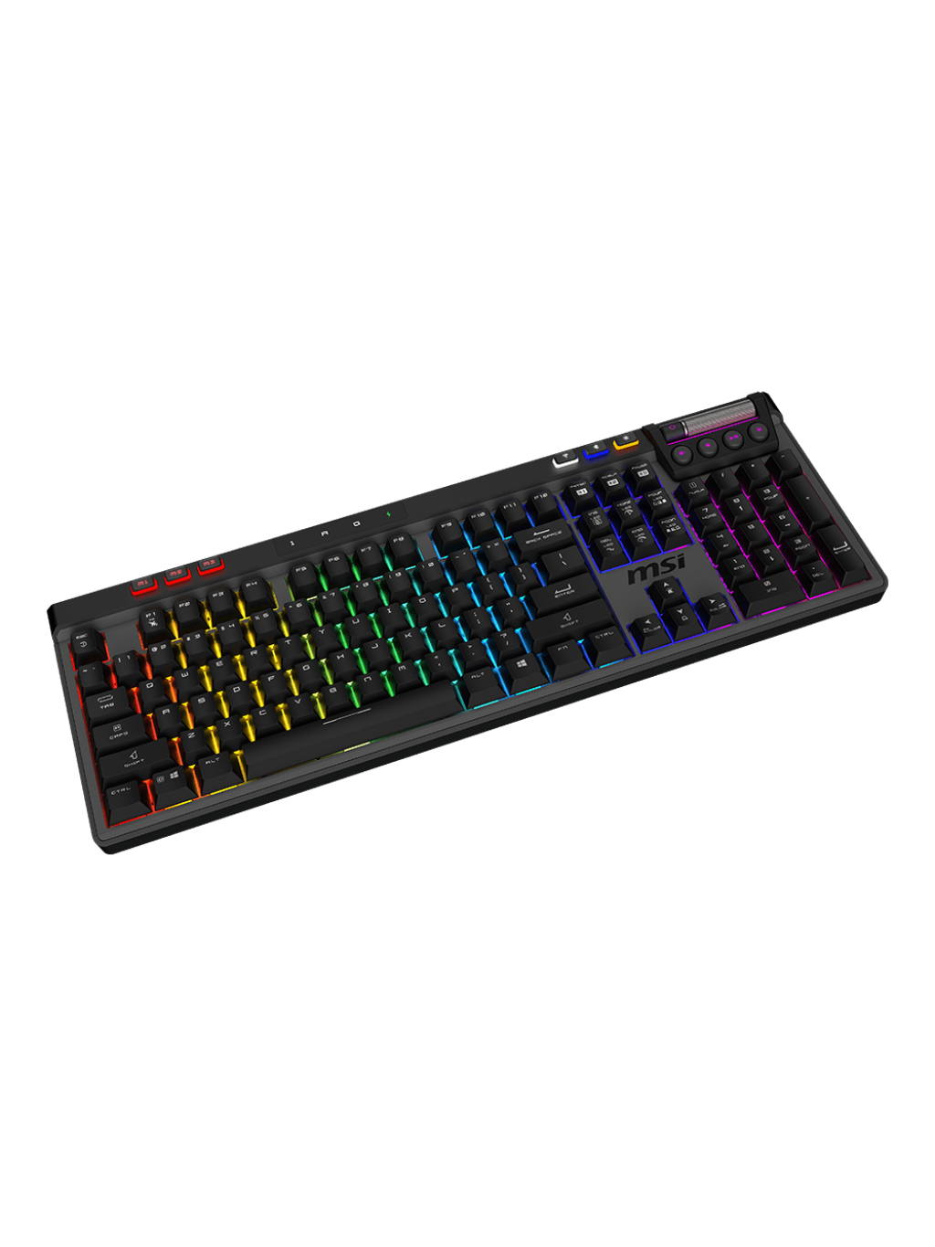 MSI STRIKE PRO WIRELESS | Gaming keyboard | Wireless | US | Kailh Midnight Pro Silent Tactile | Black 3
