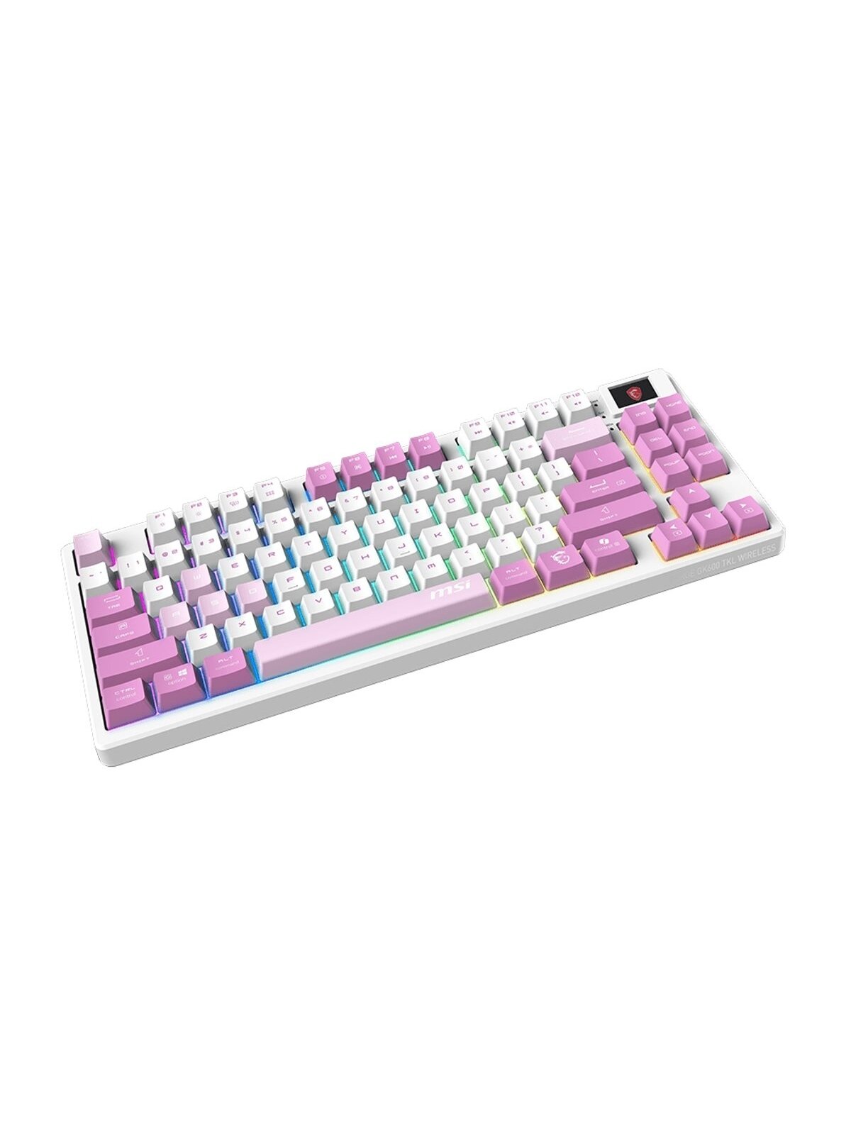 MSI FORGE GK600 TKL WIRELESS VIOLET | Gaming keyboard | Wireless | US | Mechanical Linear 4