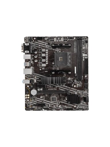 MSI | A520M PRO | Processor family AMD | Processor socket AM4 | DDR4 | Memory slots 2 | Chipset AMD A | Micro ATX MSI | A520M PRO | Processor family AMD | Processor socket AM4 | DDR4 | Memory slots 2 | Chipset AMD A | Micro ATX