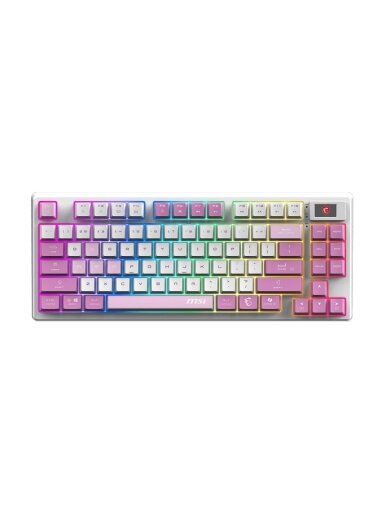 MSI FORGE GK600 TKL WIRELESS VIOLET | Gaming keyboard | Wireless | US | Mechanical Linear