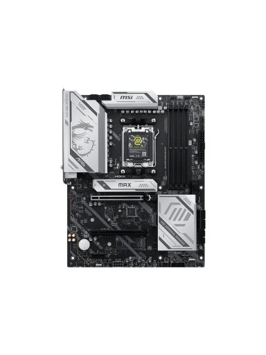MSI MAG X870E GAMING MAX WIFI | Processor family AMD | Processor socket AM5 | DDR5 | Supported hard disk drive interfaces SATA, M.2 | Number of SATA connectors 4 MSI MAG X870E GAMING MAX WIFI | Processor family AMD | Processor socket AM5 | DDR5 | Supported hard disk drive interfaces SATA, M.2 | Number of SATA connectors 4