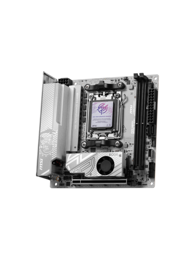 MSI MPG B850I EDGE TI WIFI | Processor family AMD B850 | Processor socket AM5 | DDR5 | Supported hard disk drive interfaces SATA, M.2 | Number of SATA connectors 2 MSI MPG B850I EDGE TI WIFI | Processor family AMD B850 | Processor socket AM5 | DDR5 | Supported hard disk drive interfaces SATA, M.2 | Number of SATA connectors 2