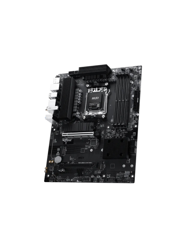 MSI PRO B850-S EVO WIFI | Processor family AMD | Processor socket AM5 | DDR5 | Supported hard disk drive interfaces SATA, M.2 | Number of SATA connectors 4 MSI PRO B850-S EVO WIFI | Processor family AMD | Processor socket AM5 | DDR5 | Supported hard disk drive interfaces SATA, M.2 | Number of SATA connectors 4