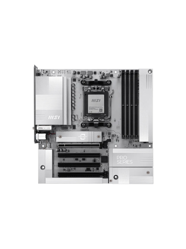 MSI PRO B850M-A WIFI PZ | Processor family AMD | Processor socket AM5 | DDR5 | Supported hard disk drive interfaces SATA, M.2 | Number of SATA connectors 4 MSI PRO B850M-A WIFI PZ | Processor family AMD | Processor socket AM5 | DDR5 | Supported hard disk drive interfaces SATA, M.2 | Number of SATA connectors 4