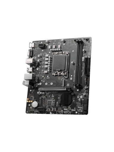 MSI | PRO H610M-E | Processor family Intel | Processor socket LGA1700 | Supported hard disk drive interfaces SATA, M.2 | Number of SATA connectors 4 MSI | PRO H610M-E | Processor family Intel | Processor socket LGA1700 | Supported hard disk drive interfaces SATA, M.2 | Number of SATA connectors 4