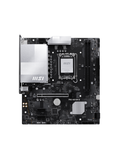MSI PRO H810M-B | Processor family Intel H810 | Processor socket LGA1851 | DDR5 | Supported hard disk drive interfaces SATA, M.2 | Number of SATA connectors 4 MSI PRO H810M-B | Processor family Intel H810 | Processor socket LGA1851 | DDR5 | Supported hard disk drive interfaces SATA, M.2 | Number of SATA connectors 4