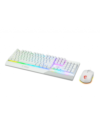 MSI | Vigor GK30 COMBO WHITE | Keyboard and Mouse Set | Wired | Mouse included | US | White