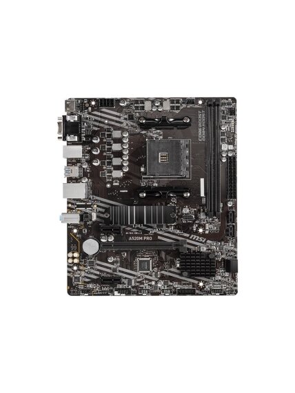 MSI | A520M PRO | Processor family AMD | Processor socket AM4 | DDR4 | Memory slots 2 | Chipset AMD A | Micro ATX 1 MSI | A520M PRO | Processor family AMD | Processor socket AM4 | DDR4 | Memory slots 2 | Chipset AMD A | Micro ATX 1