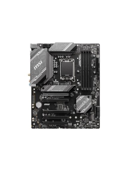 MSI | B760 GAMING PLUS WIFI | Processor family Intel | Processor socket LGA1700 | DDR5 | Memory slots 4 | Supported hard disk drive interfaces SATA, M.2 | Number of SATA connectors 4 | Chipset Intel B760 | ATX MSI | B760 GAMING PLUS WIFI | Processor family Intel | Processor socket LGA1700 | DDR5 | Memory slots 4 | Supported hard disk drive interfaces SATA, M.2 | Number of SATA connectors 4 | Chipset Intel B760 | ATX