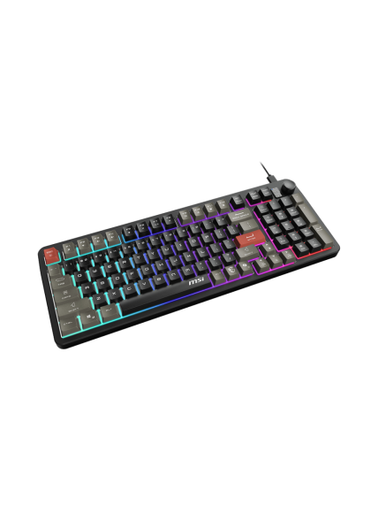 MSI FORGE GK110 US | Gaming keyboard | Wired | US | Membrane | Black 3