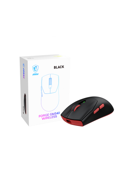 MSI FORGE GM340 | Wireless | 2.4 GHz, Bluetooth, USB 2.0 MSI FORGE GM340 | Wireless | 2.4 GHz, Bluetooth, USB 2.0
