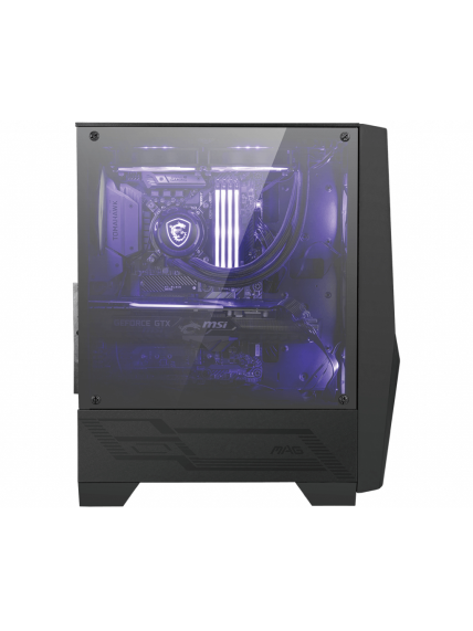 MSI MAG FORGE 100M PC Case, Mid-Tower, USB 3.2, Black | MSI | MAG FORGE 100M | Black | ATX 1 MSI MAG FORGE 100M PC Case, Mid-Tower, USB 3.2, Black | MSI | MAG FORGE 100M | Black | ATX 1