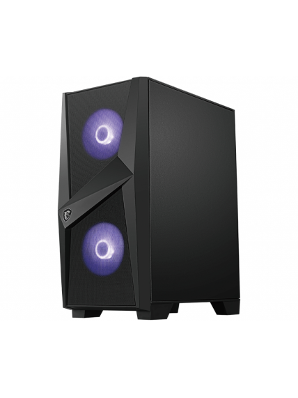 MSI MAG FORGE 100M PC Case, Mid-Tower, USB 3.2, Black | MSI | MAG FORGE 100M | Black | ATX 2 MSI MAG FORGE 100M PC Case, Mid-Tower, USB 3.2, Black | MSI | MAG FORGE 100M | Black | ATX 2