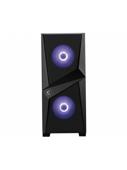 MSI MAG FORGE 100M PC Case, Mid-Tower, USB 3.2, Black | MSI | MAG FORGE 100M | Black | ATX 3 MSI MAG FORGE 100M PC Case, Mid-Tower, USB 3.2, Black | MSI | MAG FORGE 100M | Black | ATX 3