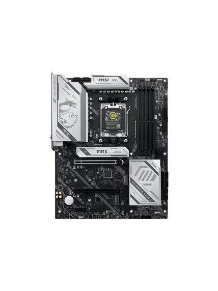 MSI MAG X870E GAMING MAX WIFI | Processor family AMD | Processor socket AM5 | DDR5 | Supported hard disk drive interfaces SATA, M.2 | Number of SATA connectors 4