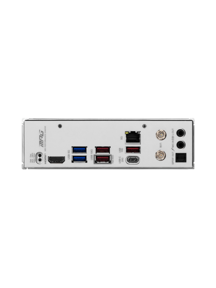 MSI MPG B850I EDGE TI WIFI | Processor family AMD B850 | Processor socket AM5 | DDR5 | Supported hard disk drive interfaces SATA, M.2 | Number of SATA connectors 2 3