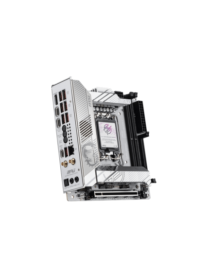 MSI MPG Z890I EDGE TI WIFI | Processor family Intel | Processor socket LGA1851 | Supported hard disk drive interfaces SATA, M.2 | Number of SATA connectors 2 2