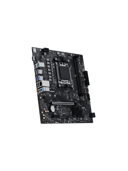 MSI PRO A620AM-B EVO | Processor family AMD | Processor socket AM5 | DDR5 | Supported hard disk drive interfaces SATA, M.2 | Number of SATA connectors 2 1