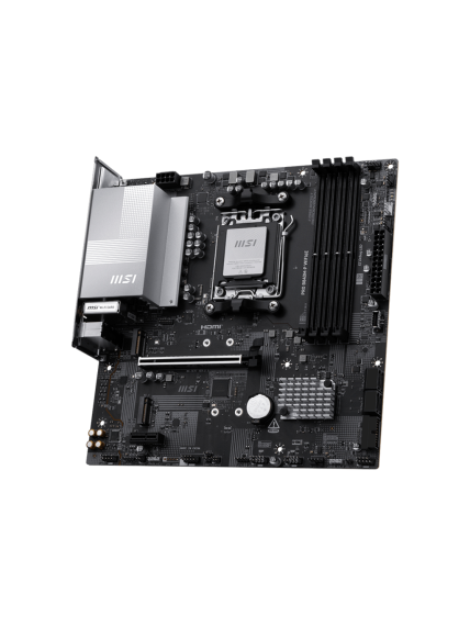 MSI PRO B840M-P WIFI6E | Processor family AMD | Processor socket AM5 | DDR5 | Supported hard disk drive interfaces SATA, M.2 | Number of SATA connectors 4 3 MSI PRO B840M-P WIFI6E | Processor family AMD | Processor socket AM5 | DDR5 | Supported hard disk drive interfaces SATA, M.2 | Number of SATA connectors 4 3
