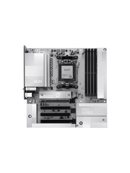 MSI PRO B850M-A WIFI PZ | Processor family AMD | Processor socket AM5 | DDR5 | Supported hard disk drive interfaces SATA, M.2 | Number of SATA connectors 4 MSI PRO B850M-A WIFI PZ | Processor family AMD | Processor socket AM5 | DDR5 | Supported hard disk drive interfaces SATA, M.2 | Number of SATA connectors 4
