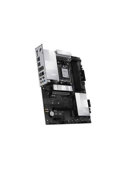 MSI PRO X870E-S EVO WIFI | Processor family AMD | Processor socket AM5 | DDR5 | Supported hard disk drive interfaces SATA, M.2 | Number of SATA connectors 4 2 MSI PRO X870E-S EVO WIFI | Processor family AMD | Processor socket AM5 | DDR5 | Supported hard disk drive interfaces SATA, M.2 | Number of SATA connectors 4 2