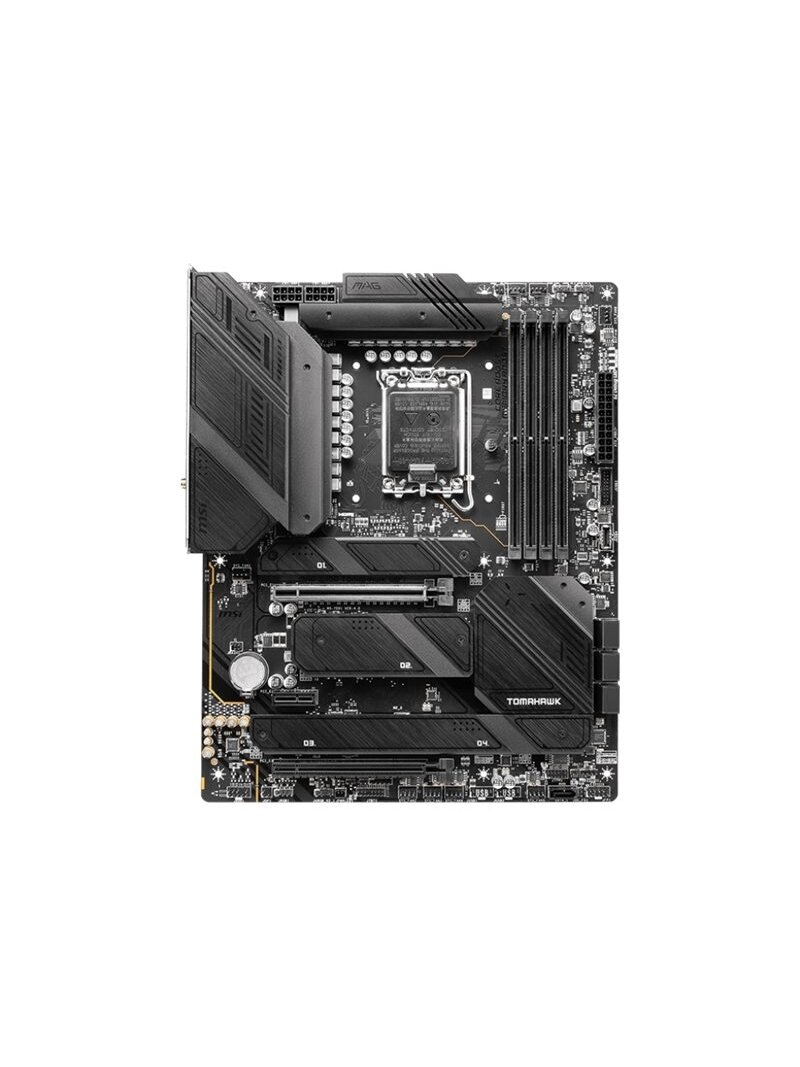 MSI | MAG Z790 TOMAHAWK WIFI | Processor family Intel | Processor socket LGA1700 | DDR5 DIMM | Supported hard disk drive interfaces SATA, M.2 | Number of SATA connectors 7