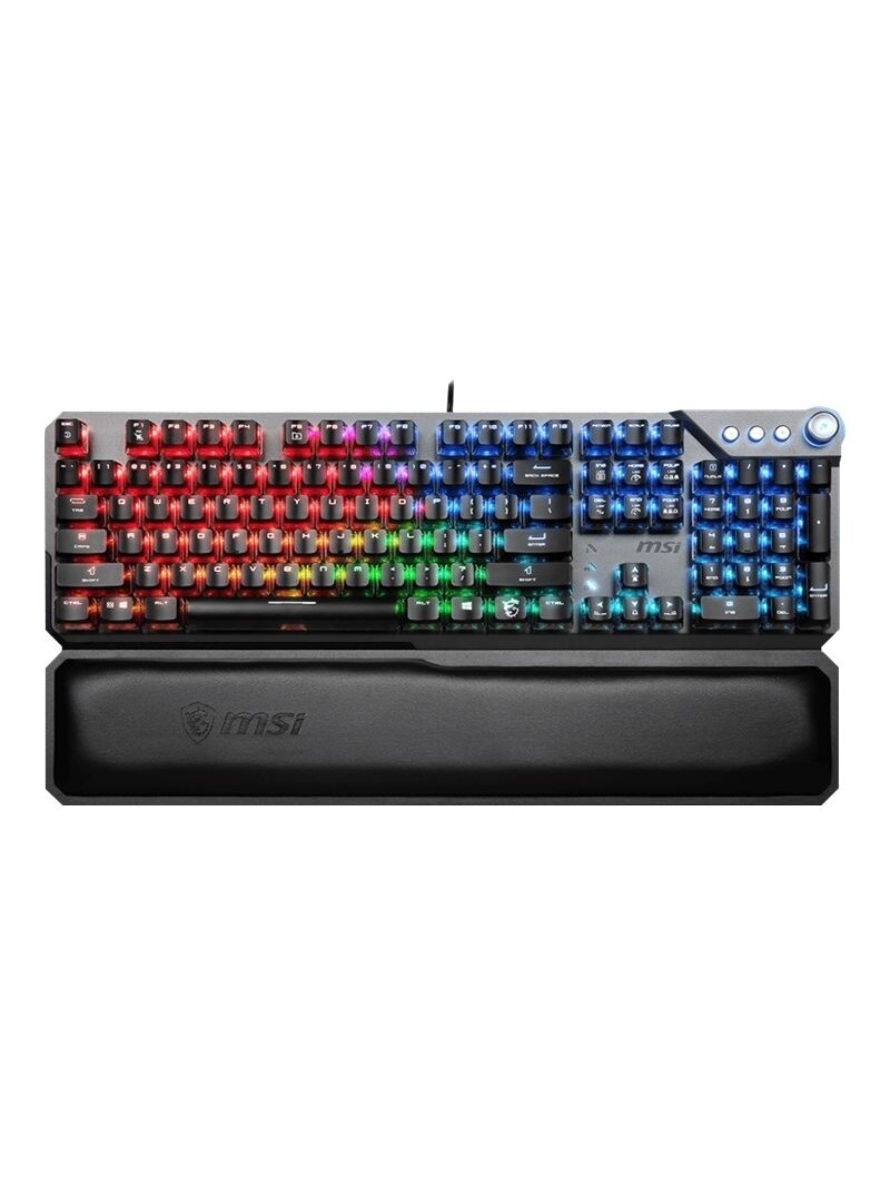 MSI | VIGOR GK71 SONIC RED US | Gaming keyboard | Wired | RGB LED light ...