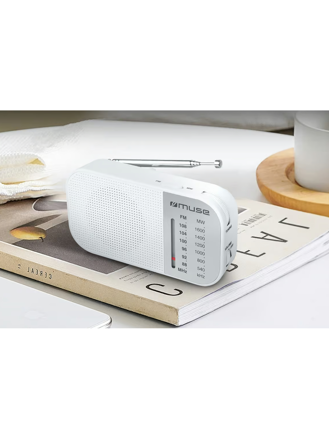 Muse | M-025 RW | Portable radio | White 2 Muse | M-025 RW | Portable radio | White 2