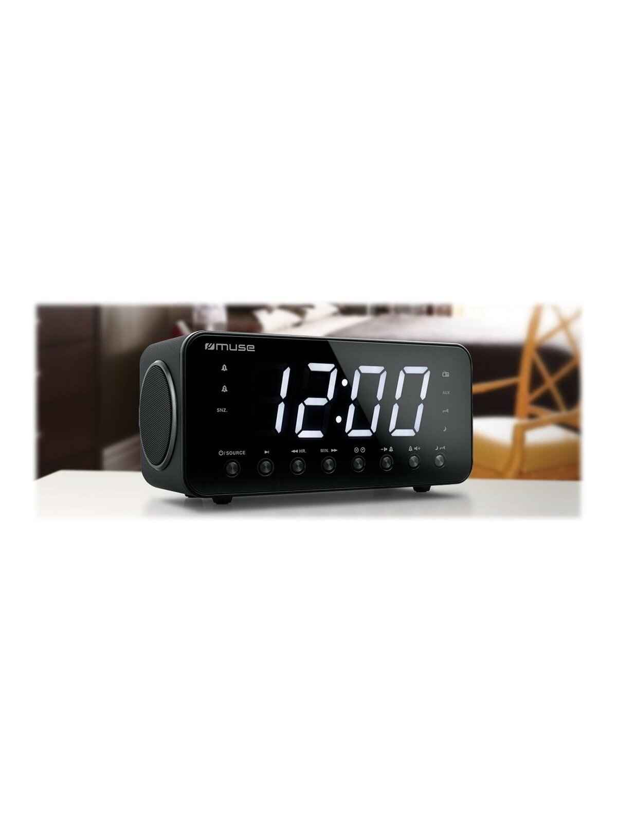 Muse | Clock radio | M-192CR | Black 2 Muse | Clock radio | M-192CR | Black 2