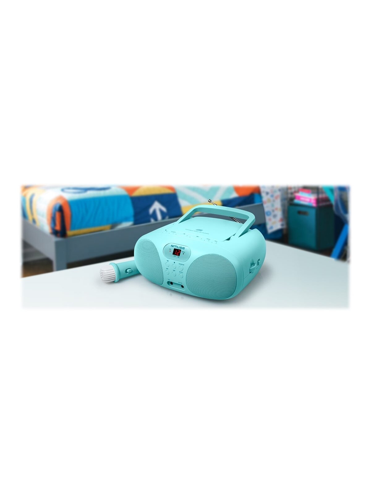 Muse | Portable Sing-A-Long Radio CD Player | MD-203 KB | AUX in | CD player | FM radio 2 Muse | Portable Sing-A-Long Radio CD Player | MD-203 KB | AUX in | CD player | FM radio 2
