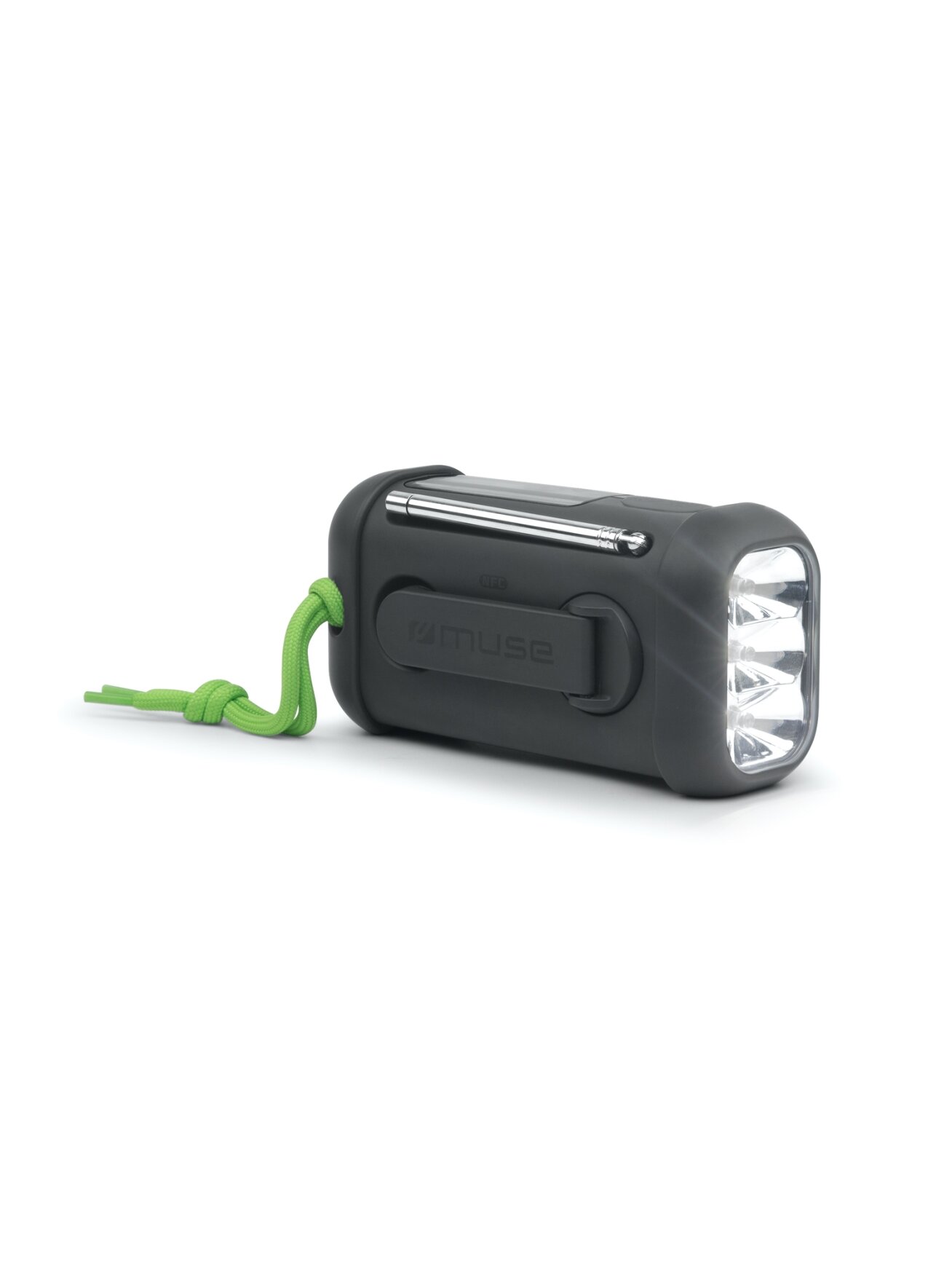 Muse | Portable Solar Radio with Crank and Flashlight | MH-08 MB | AUX in | Bluetooth | FM radio 1 Muse | Portable Solar Radio with Crank and Flashlight | MH-08 MB | AUX in | Bluetooth | FM radio 1