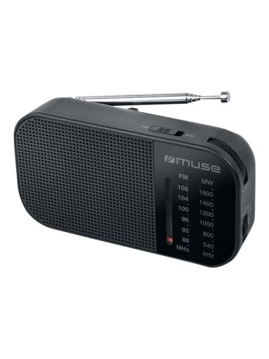 Muse | M-025 R | Portable radio | Black