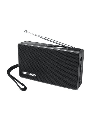 Muse | M-030R | 2-band portable radio | Black