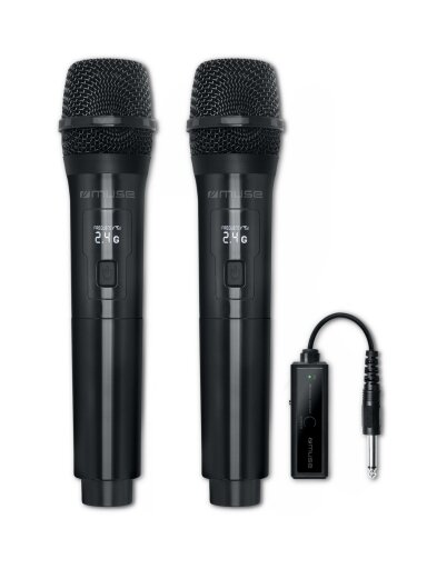 Muse | Pack 2 Wireless Microphones | MC-50 WI | Black