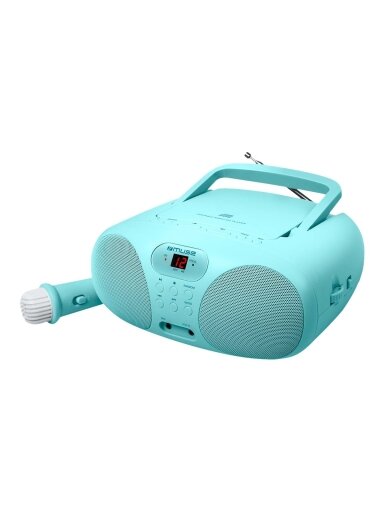 Muse | Portable Sing-A-Long Radio CD Player | MD-203 KB | AUX in | CD player | FM radio