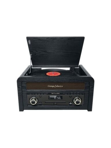 Muse | Turntable micro system | MT-115W | USB port | AUX in | CD player | FM radio | Wireless connection