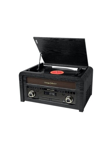 Muse | Turntable micro system | MT-115W | USB port | AUX in | CD player | FM radio | Wireless connection