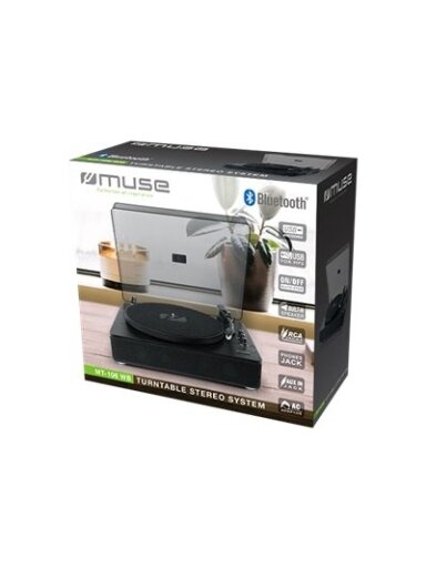 Muse | Turntable Stereo System | MT-106WB | Turntable Stereo System | USB port | AUX in Muse | Turntable Stereo System | MT-106WB | Turntable Stereo System | USB port | AUX in