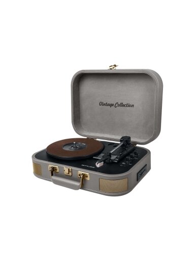 Muse | Turntable Stereo System | MT-201 BTG | Grey | USB port | AUX in