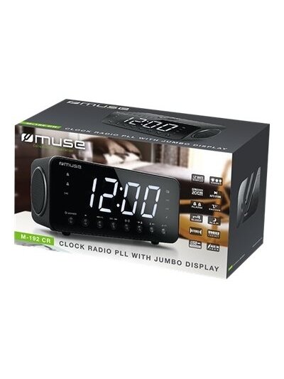 Muse | Clock radio | M-192CR | Black 1 Muse | Clock radio | M-192CR | Black 1