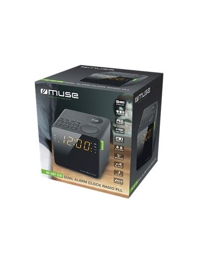 Muse | Dual Alarm Clock Radio | M-187CR 3