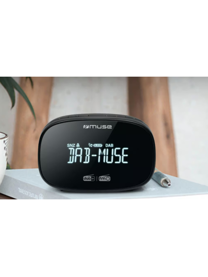 Muse | DAB+/FM Dual Alarm Clock Radio | M-150 CDB | Alarm function | AUX in | Black 1 Muse | DAB+/FM Dual Alarm Clock Radio | M-150 CDB | Alarm function | AUX in | Black 1