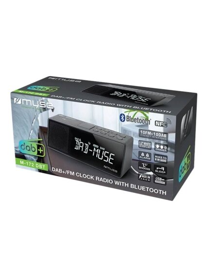 Muse | M-172 DBT | Alarm function | NFC features | Black 3 Muse | M-172 DBT | Alarm function | NFC features | Black 3