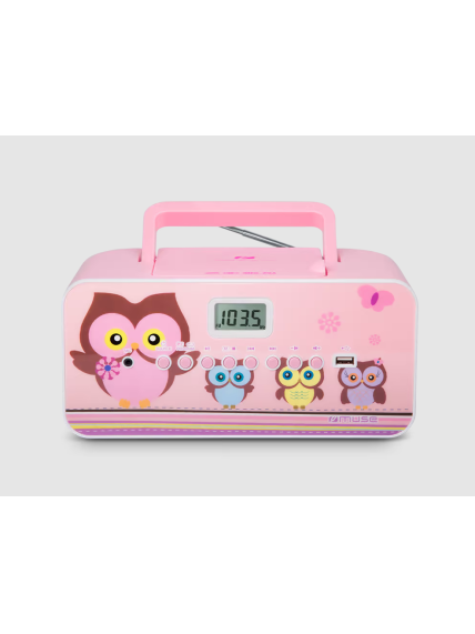 Muse | M-29KP | Portable radio CD/MP3 player with USB | 30 W | Pink/Image 2 Muse | M-29KP | Portable radio CD/MP3 player with USB | 30 W | Pink/Image 2
