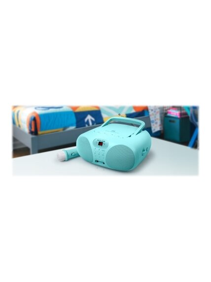 Muse | Portable Sing-A-Long Radio CD Player | MD-203 KB | AUX in | CD player | FM radio 2 Muse | Portable Sing-A-Long Radio CD Player | MD-203 KB | AUX in | CD player | FM radio 2